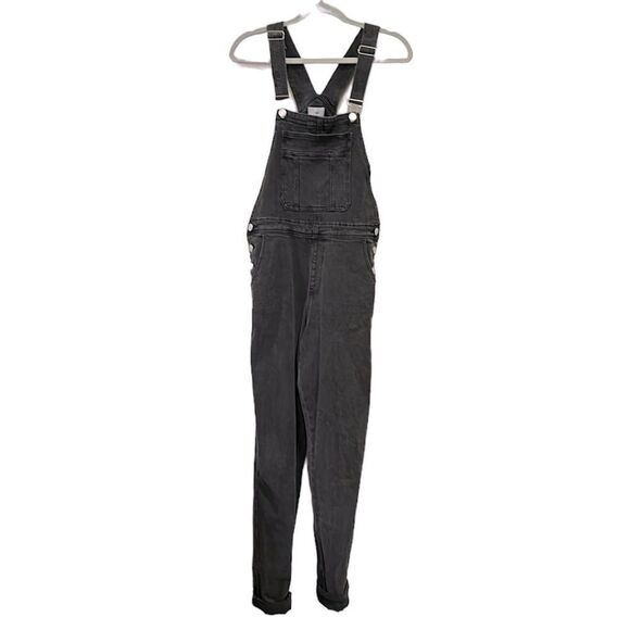 BDG Urban Outfitters Washed Black Denim Stretch Jean Overalls Small‌‌‌‌‌‌‌‌‌‌ - Picture 2 of 15